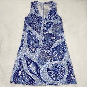 Lilly Pulitzer Sleeveless Vneck Shift Mini Dress